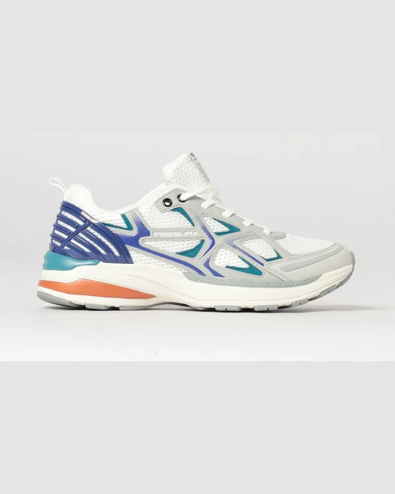 Fessura City 01 Mesh- und Gummi-Sneakers Grau