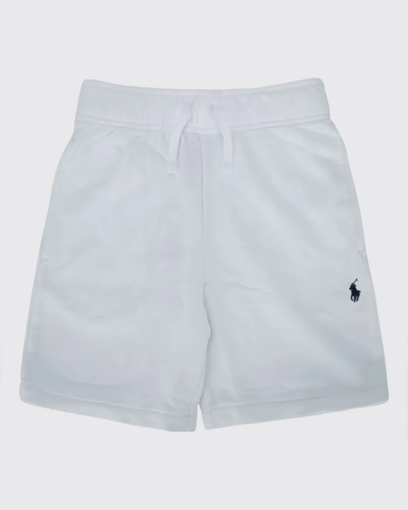 Ralph Lauren Baumwoll-Jogging-Shorts mit Logo Weiß