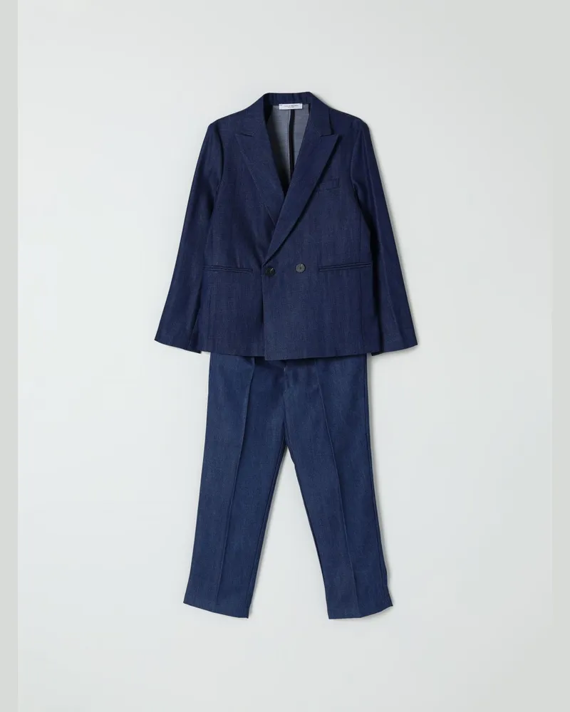 Paolo Pecora Milano Anzug kinder Blau