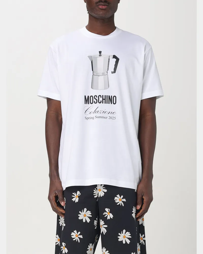 Moschino T-shirt herren Weiß