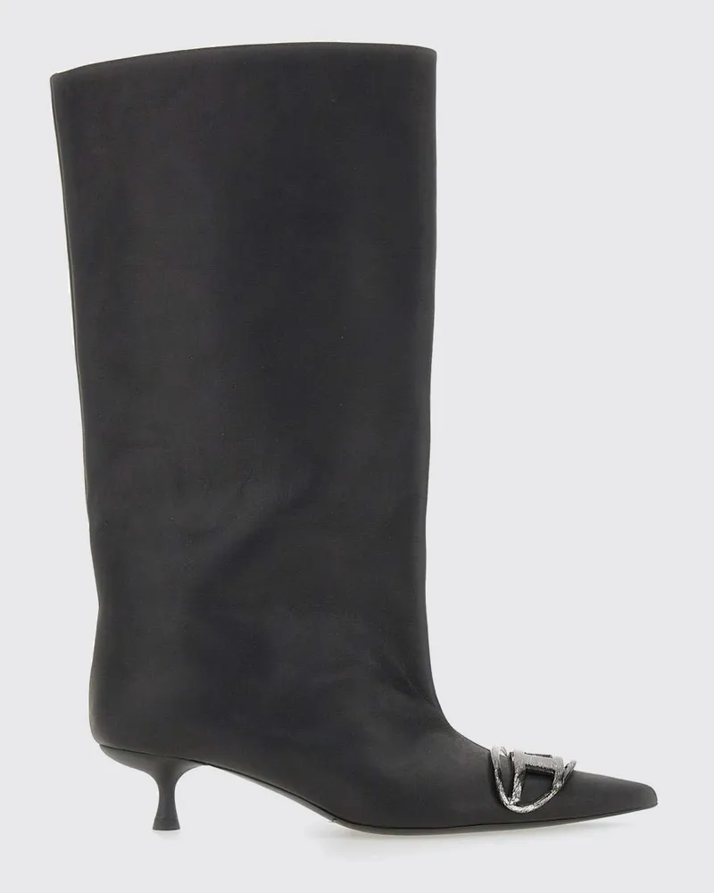 Diesel Flache stiefeletten damen Schwarz