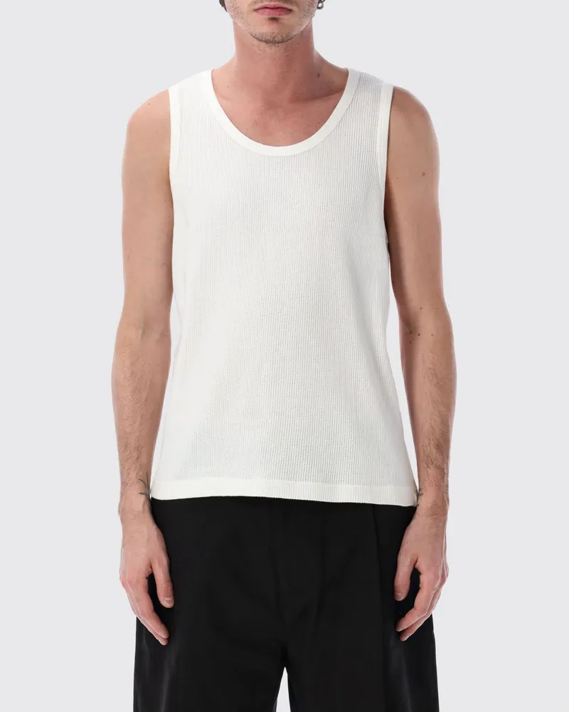Studio Nicholson Baumwoll-Tanktop Weiß