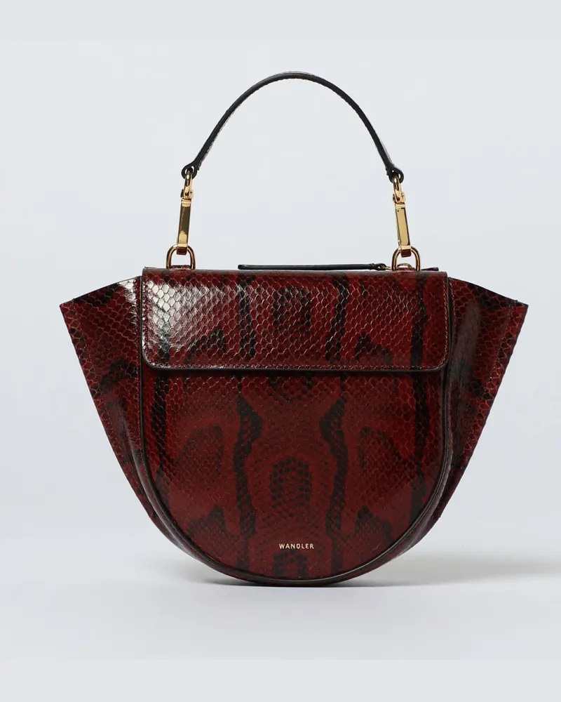 WANDLER Schultertasche damen Burgunderrot
