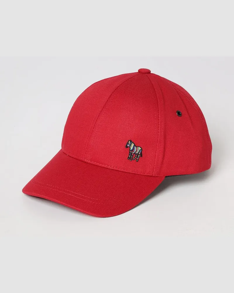 Paul Smith Baumwoll-Baseballkappe mit Logo Rot