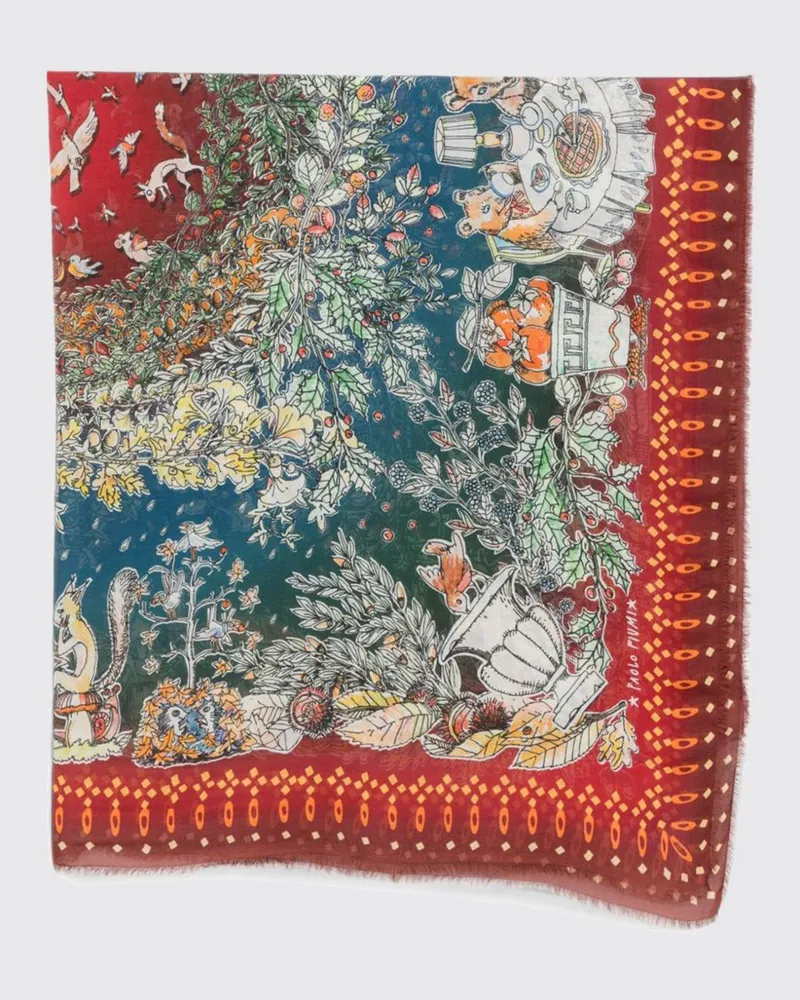 Faliero Sarti Schal damen Rot