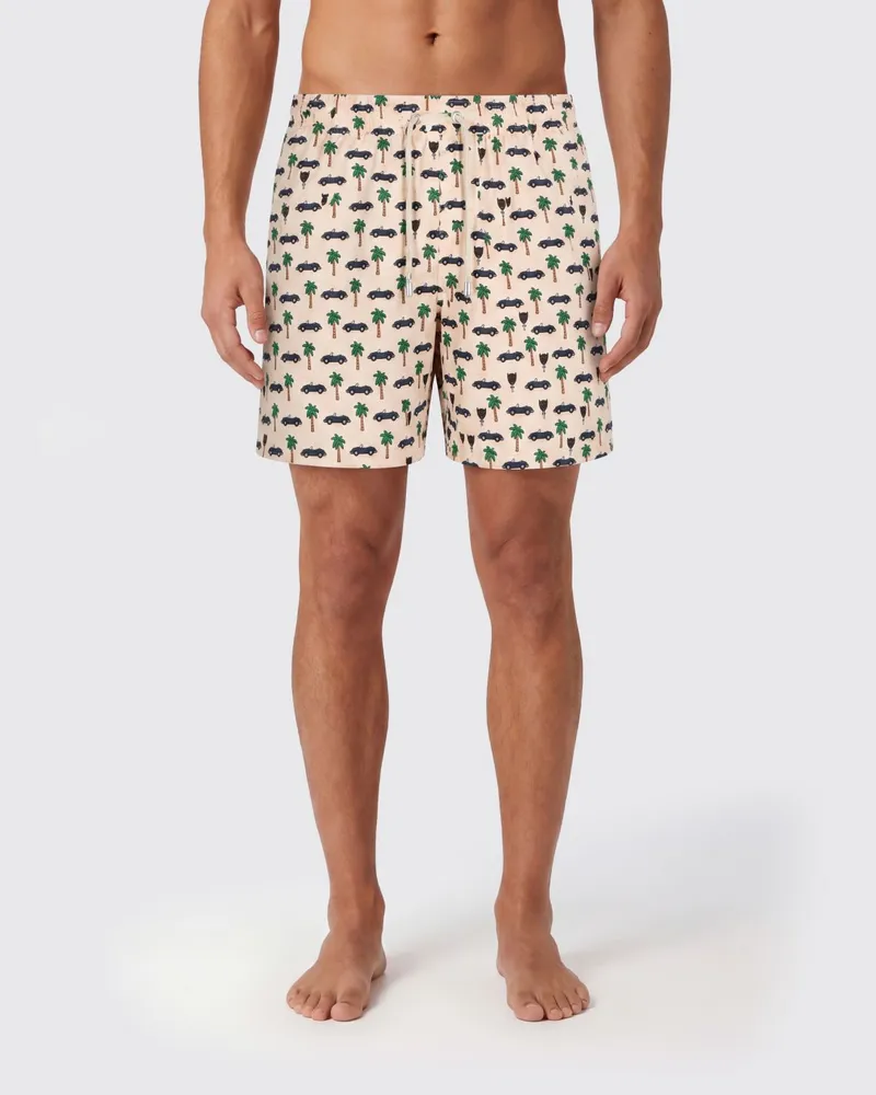 MC2 Saint Barth Bedruckte Boxer-Badehose Fa05