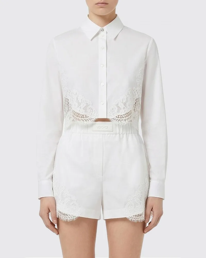 Versace Hemdbluse damen Weiß