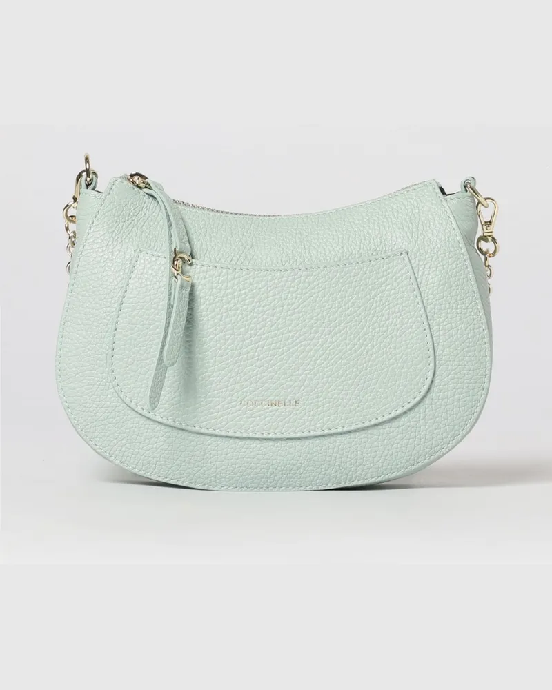 Coccinelle C-Easy Tasche aus genarbtem Leder Wasser