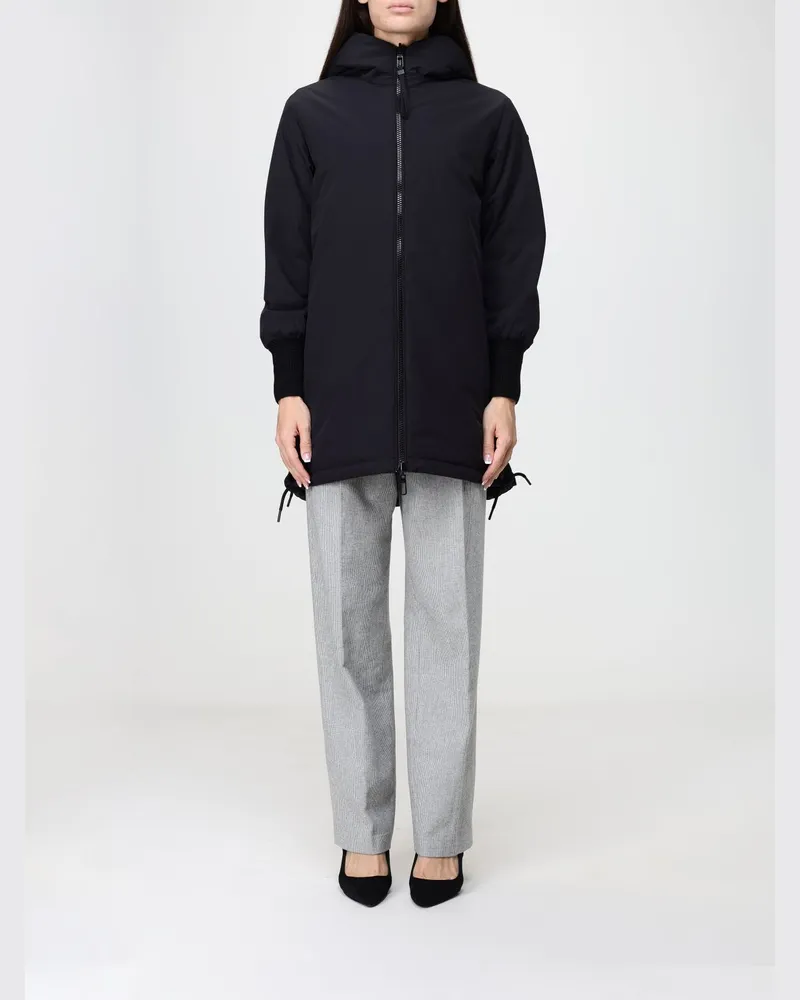 DUNO Ralia Licosia 2.0 Wende-Daunenjacke aus Nylon mit überschnittenen Schultern Schwarz