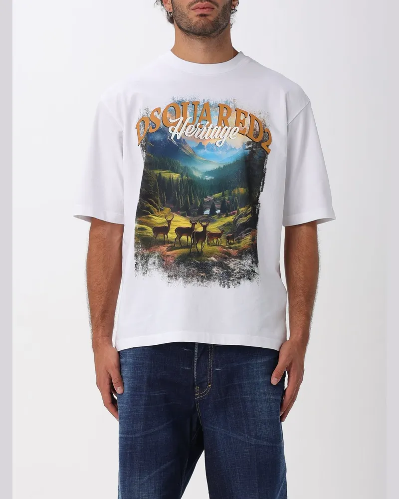 Dsquared2 T-shirt herren Weiß
