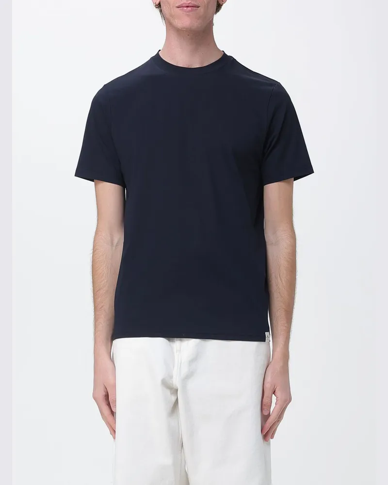 Peuterey T-Shirt aus Baumwollmischung Blau