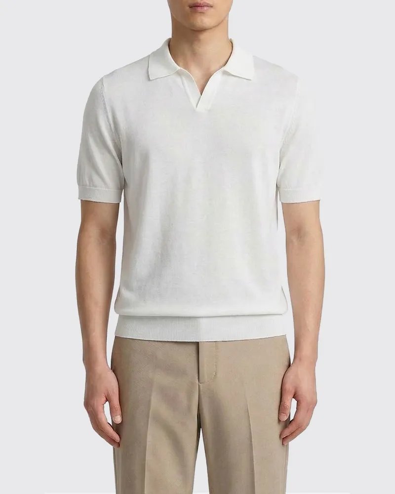 Tagliatore Polo herren Weiß