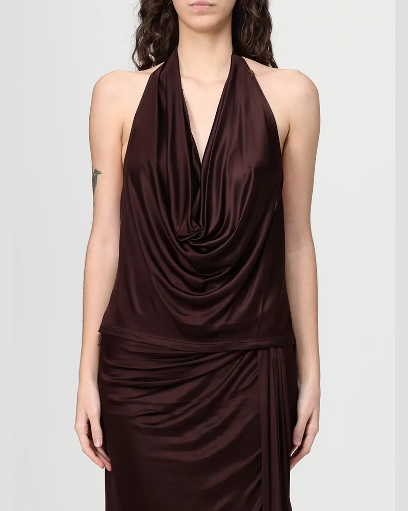 Elisabetta Franchi Top damen Braun