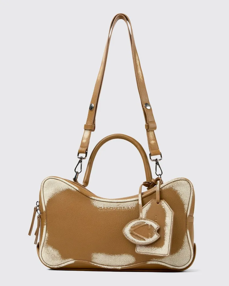 Camper Lunssi Tasche aus gealtertem Leder Bunt