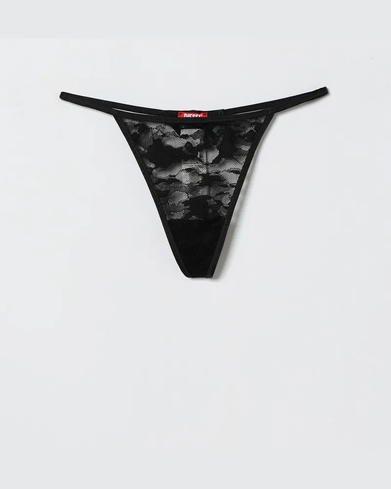 Diesel Nylon-Spitzenstring Schwarz
