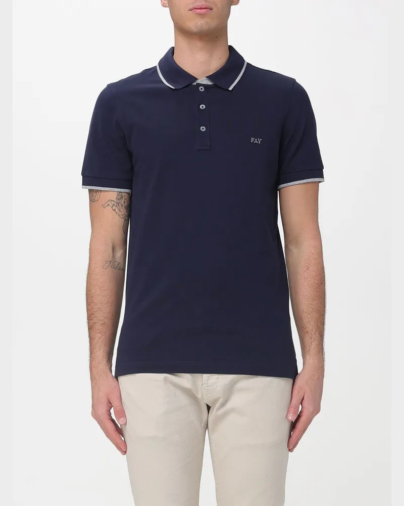 Fay Polo herren Blau