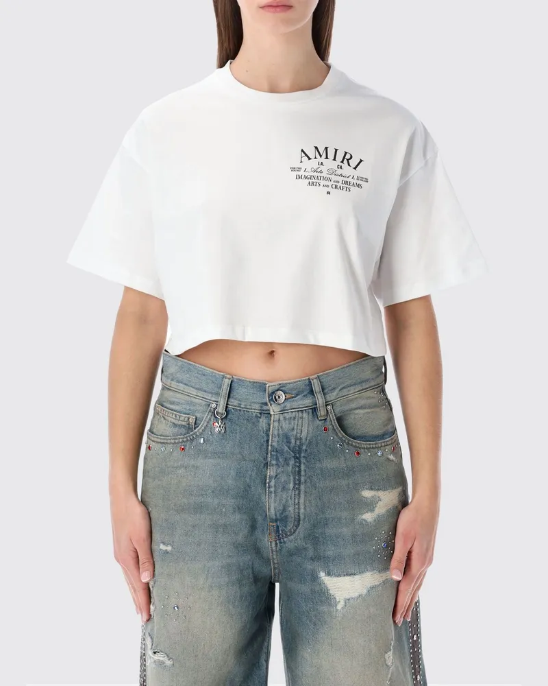Amiri T-shirt damen Weiß