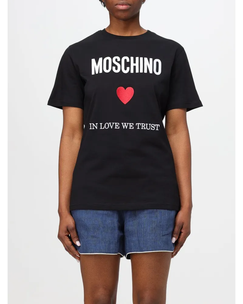 Moschino T-shirt damen Schwarz