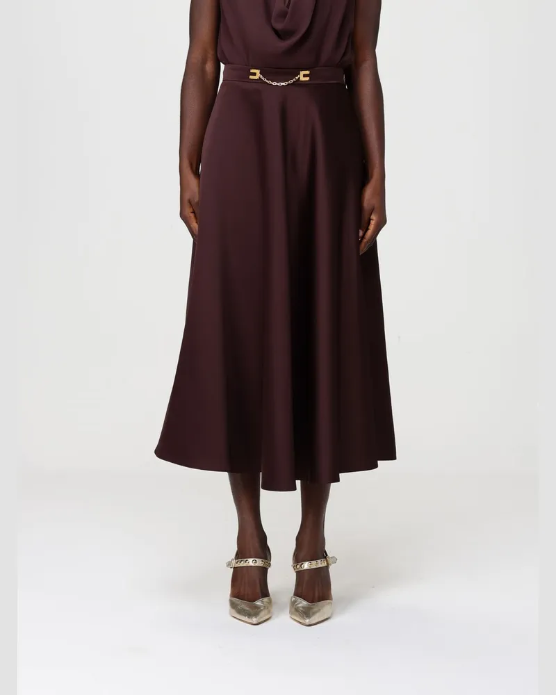 Elisabetta Franchi Rock damen Braun