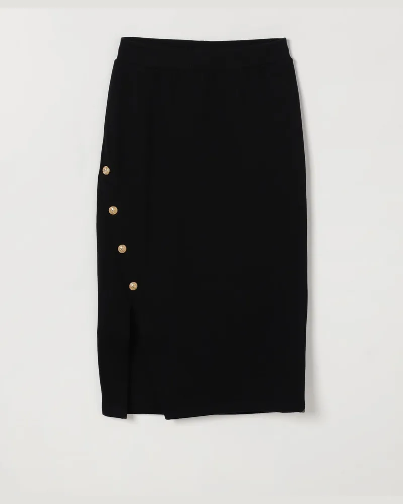 Balmain Baumwollrock Schwarz