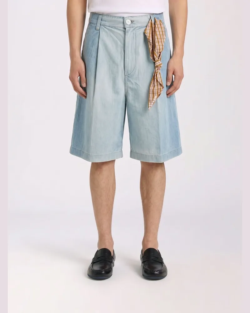 Marni Denim-Shorts Blau