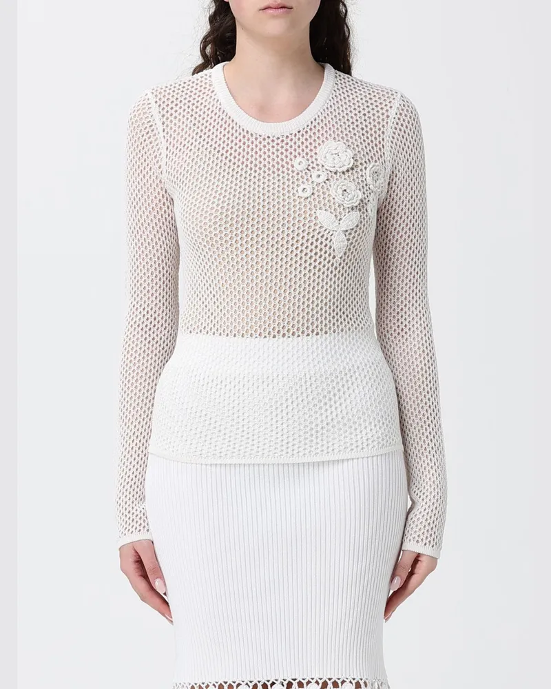 Ganni Top damen Weiß