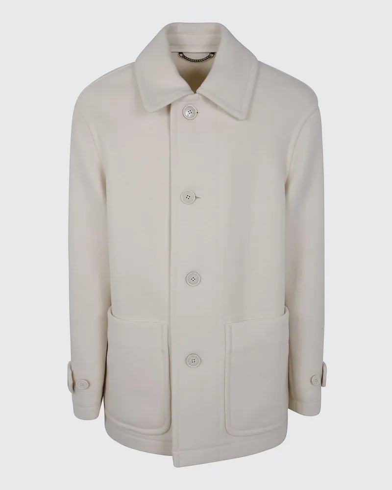 Dries van Noten Mantel herren Weiß