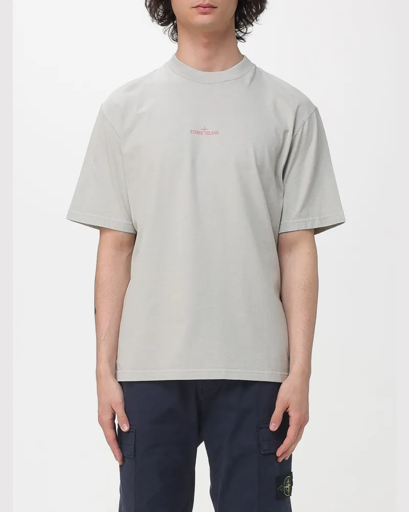 Stone Island T-shirt herren Grau