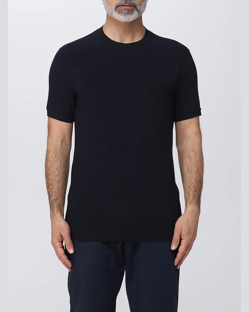 Giorgio Armani T-shirt herren Blau