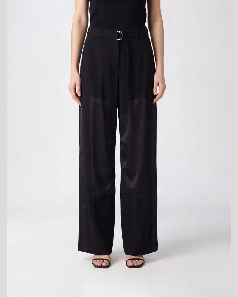 Sacai Weite Mesh-Hose Schwarz