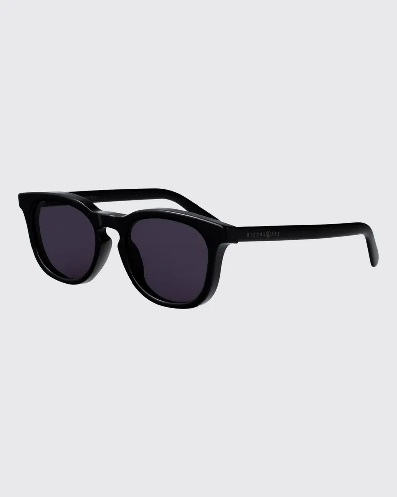 Maison Margiela Aviator-Sonnenbrille aus Acetat mit numerischem Logo Schwarz