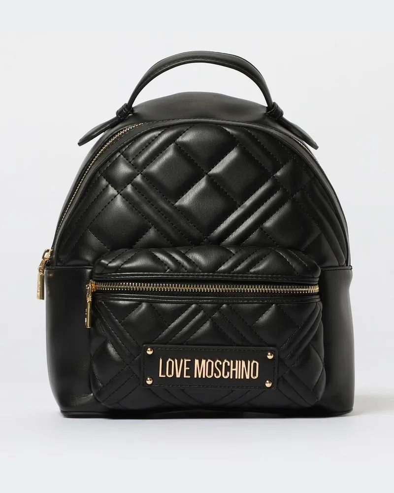 Moschino Rucksack damen Schwarz