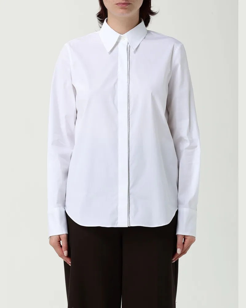 Brunello Cucinelli Hemdbluse damen Weiß
