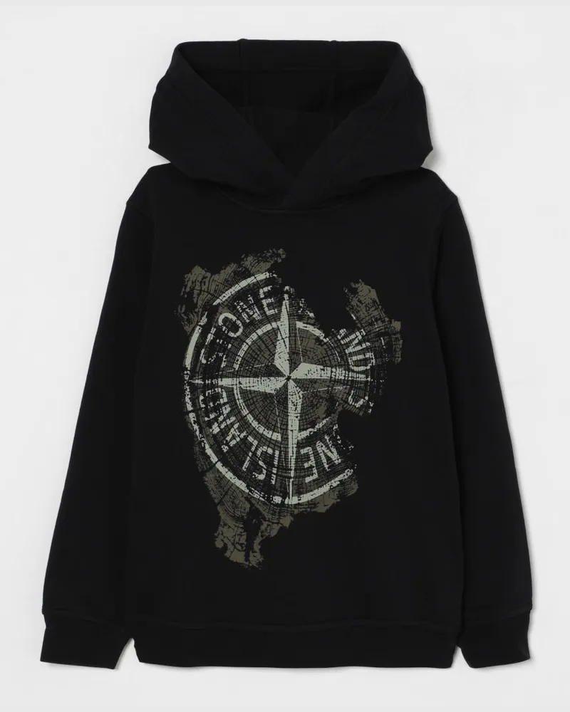 Stone Island Pullover kinder Schwarz