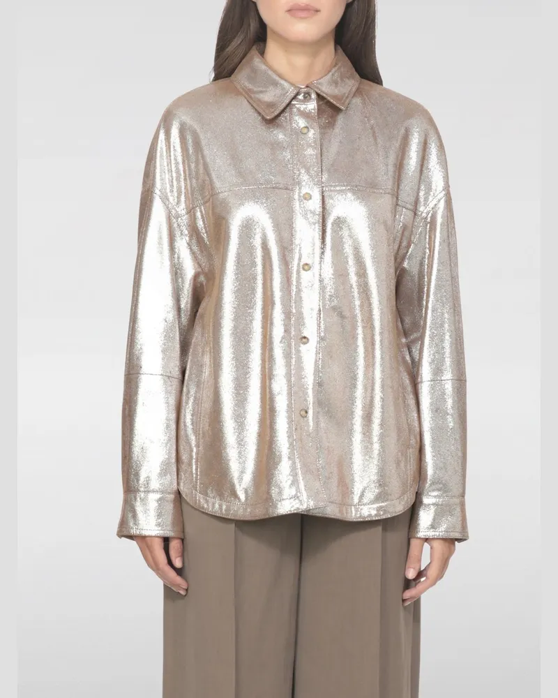 Brunello Cucinelli Hemdbluse damen Bronze