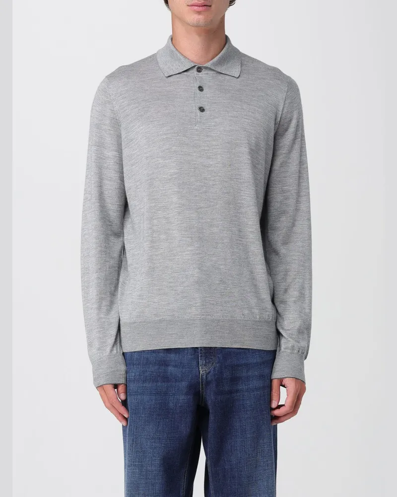 Brunello Cucinelli Polo herren Grau