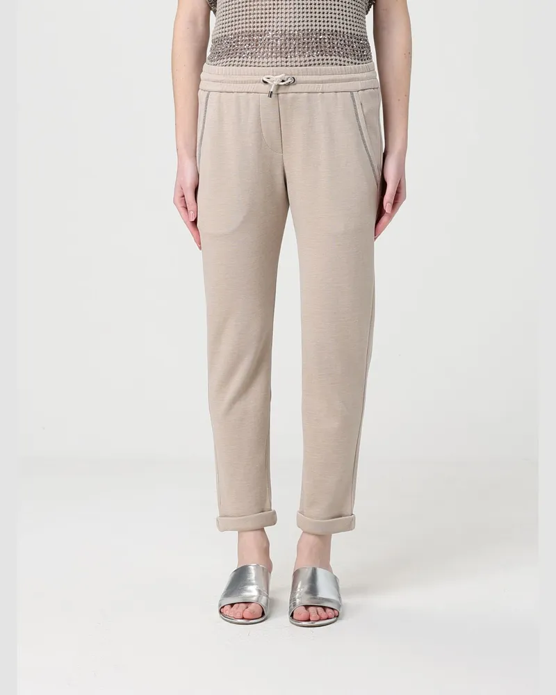 Brunello Cucinelli Hose damen Beige