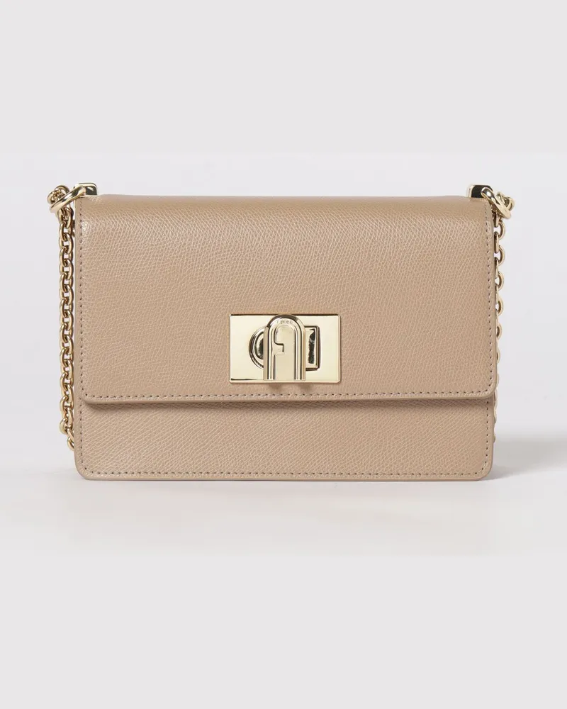 Furla Schultertasche damen Grau