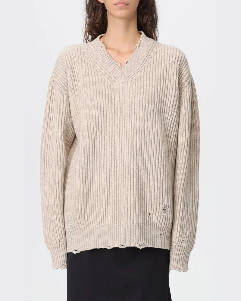 Maison Margiela Pullover damen Beige