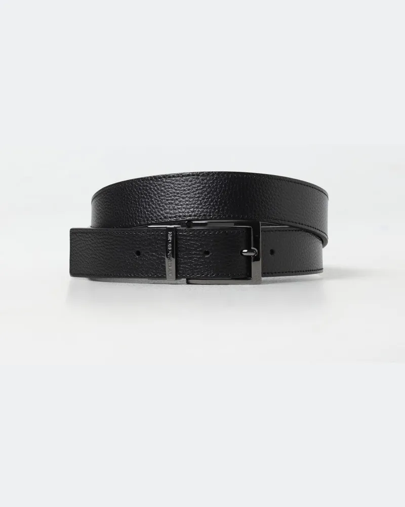 Emporio Armani Grtel herren Schwarz