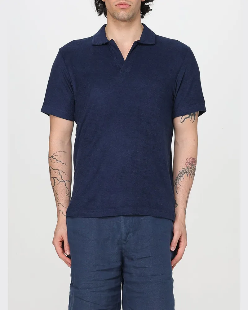 MC2 Saint Barth Polo herren Navy