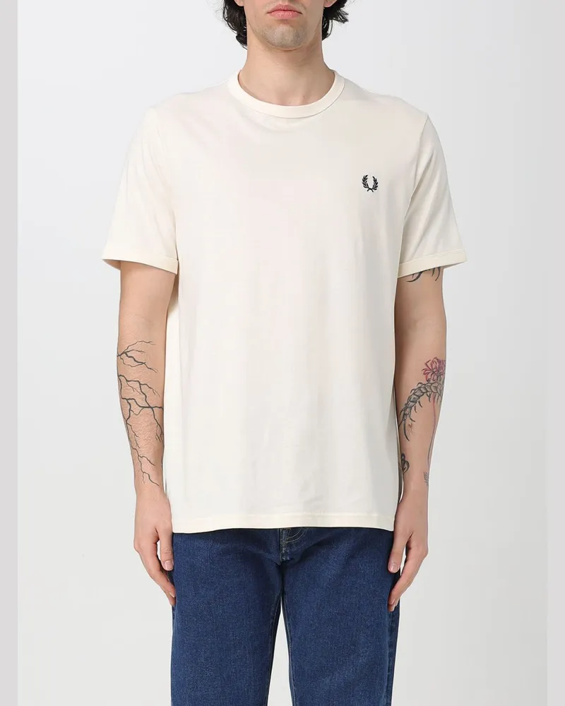 Fred Perry T-shirt herren Beige