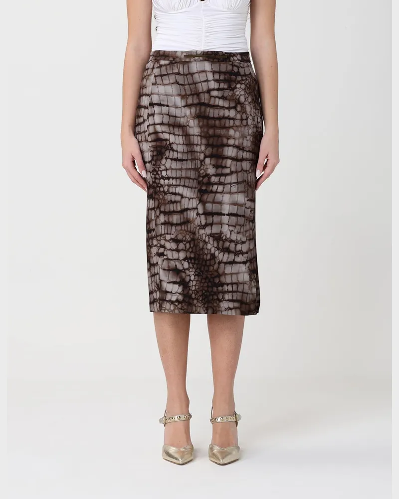 Elisabetta Franchi Rock damen Braun