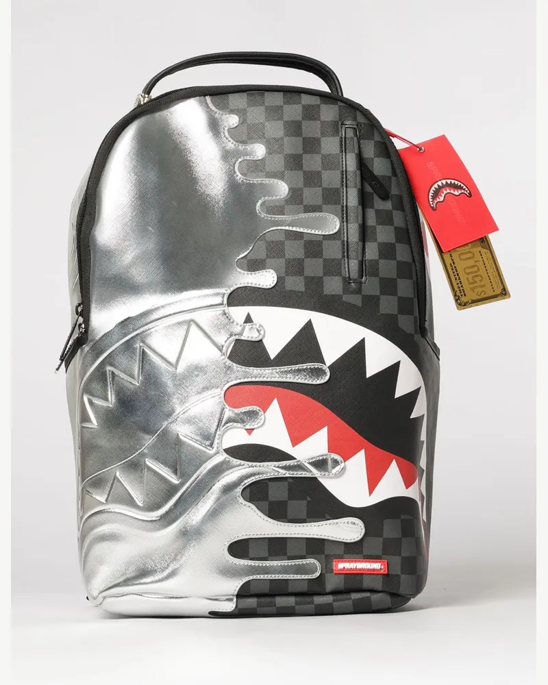 Sprayground Rucksack aus karierter Saffiano-Baumwolle Bunt