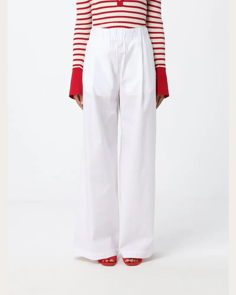 Semicouture Hose damen Weiß