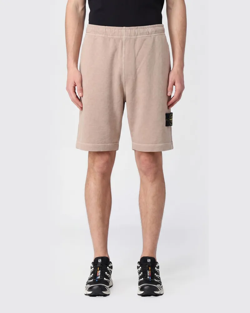 Stone Island Baumwoll-Shorts Sand
