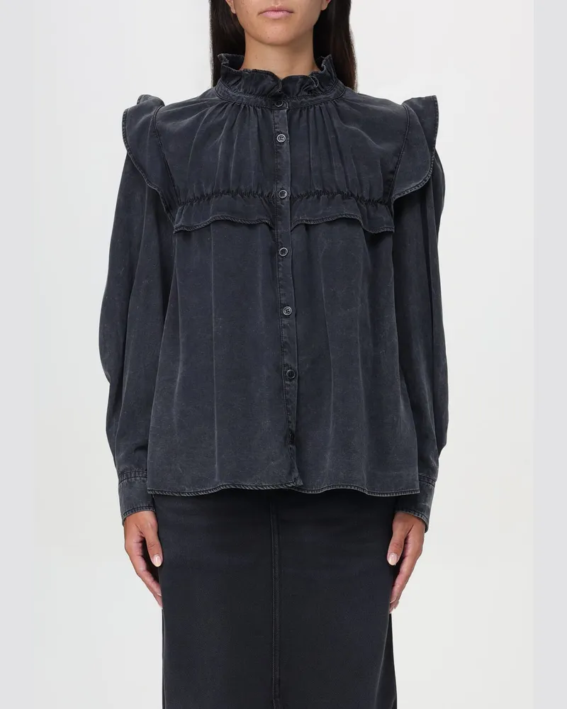 Étoile Isabel Marant Top Schwarz