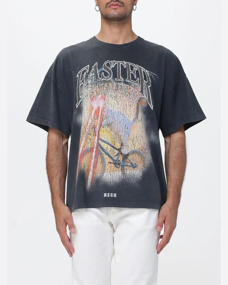 MSGM T-shirt herren Schwarz