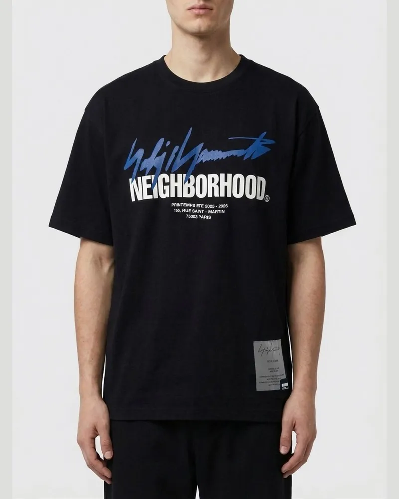 Yohji Yamamoto T-shirt herren Schwarz