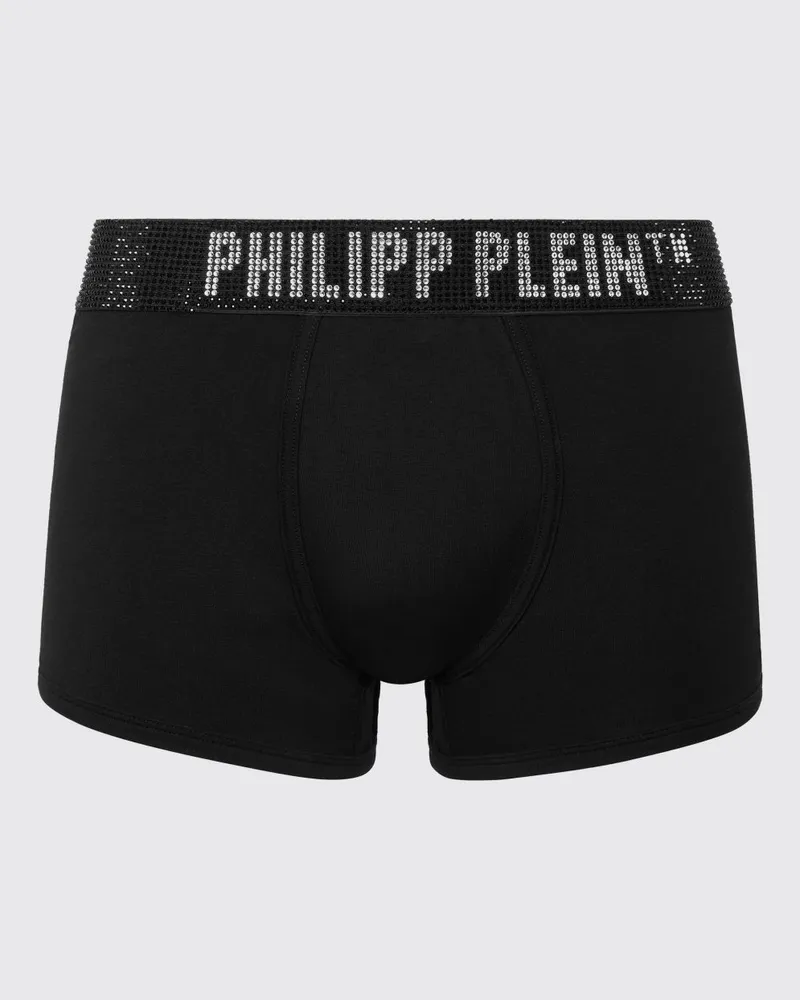 Philipp Plein Boxershorts aus Stretch-Baumwollmischung Schwarz